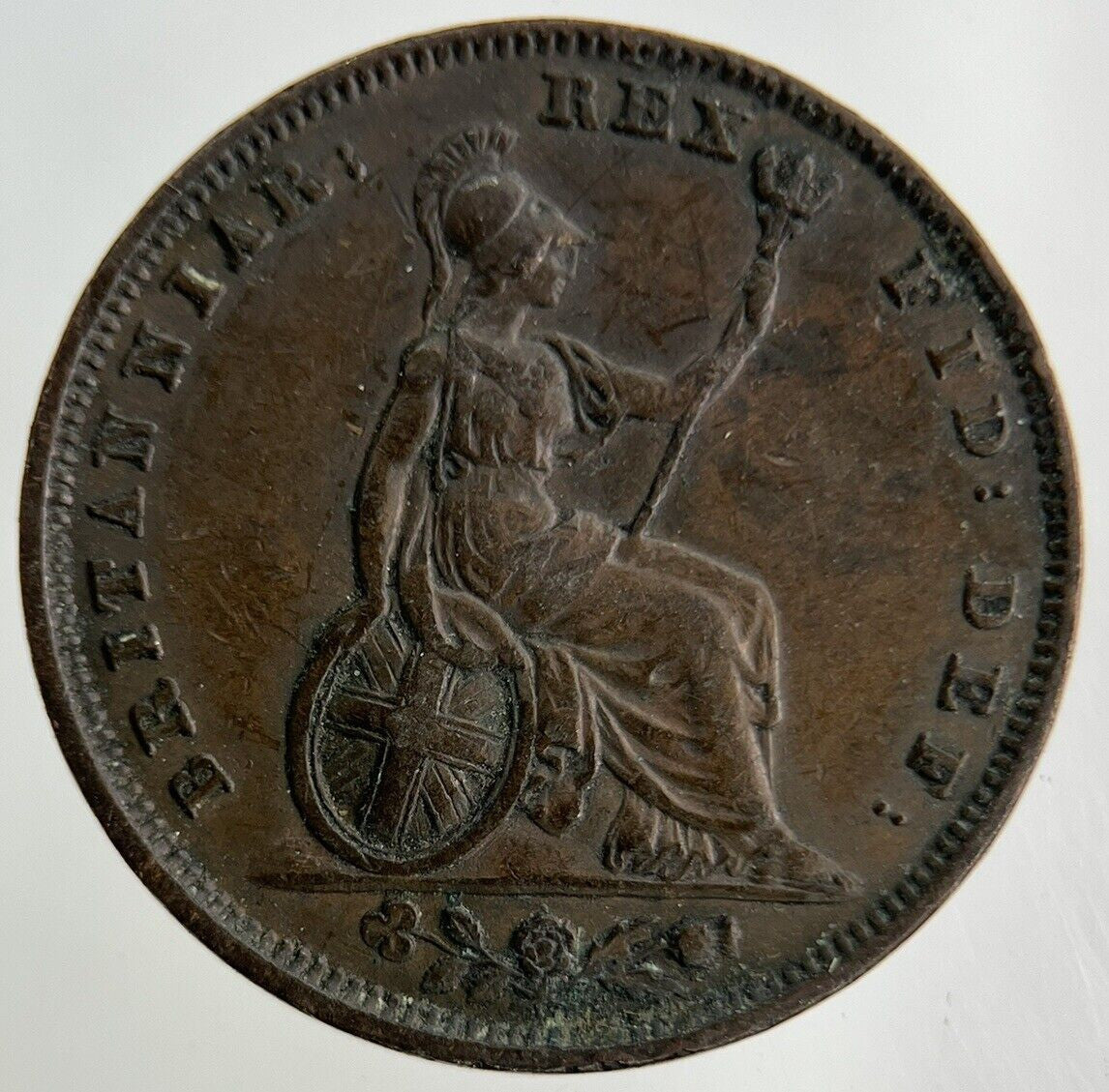1828 George IV Farthing Coin | Very High Grade