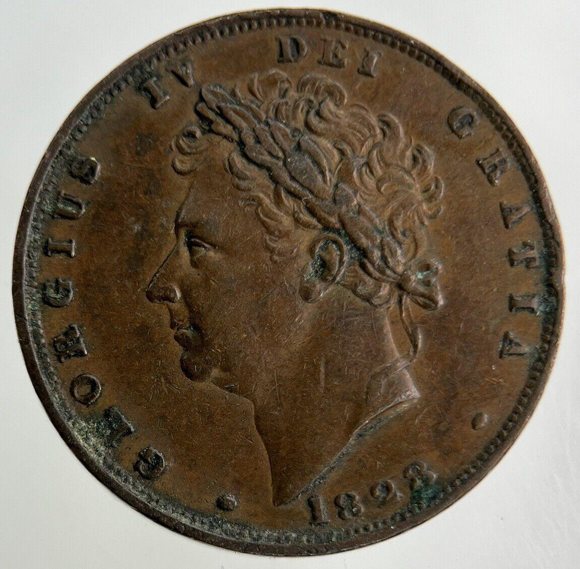 1828 George IV Farthing Coin | Very High Grade