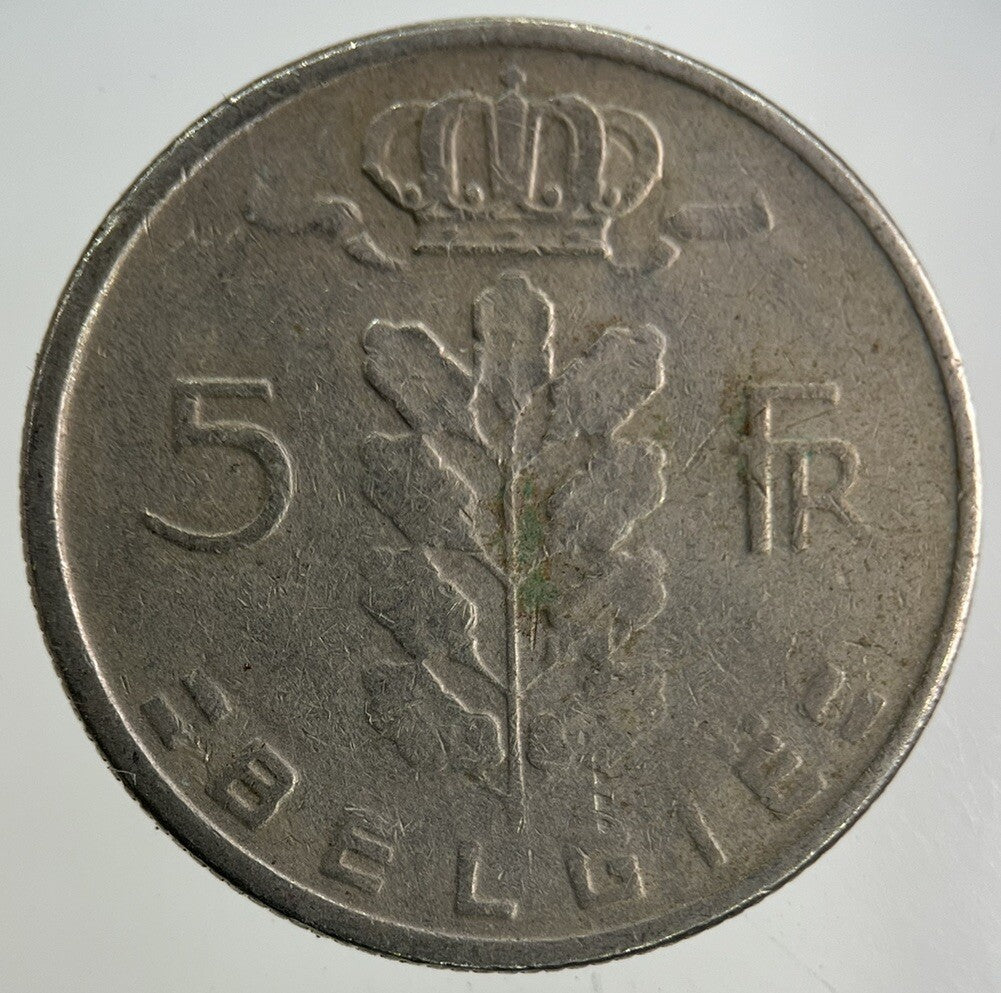 1967 Belgium 5 Franc Coin | Fine Collectable Grade
