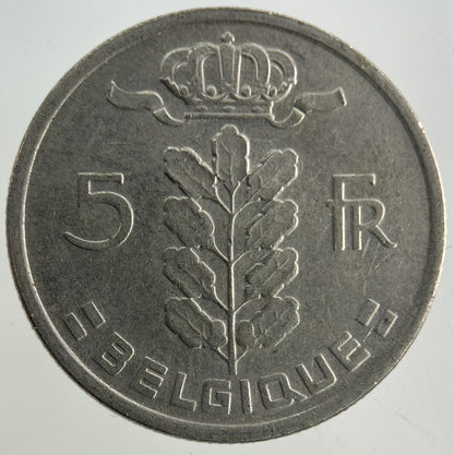 1977 Belgium 5 Franc Coin | Fine Collectable Grade