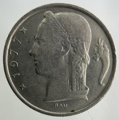 1977 Belgium 5 Franc Coin | Fine Collectable Grade