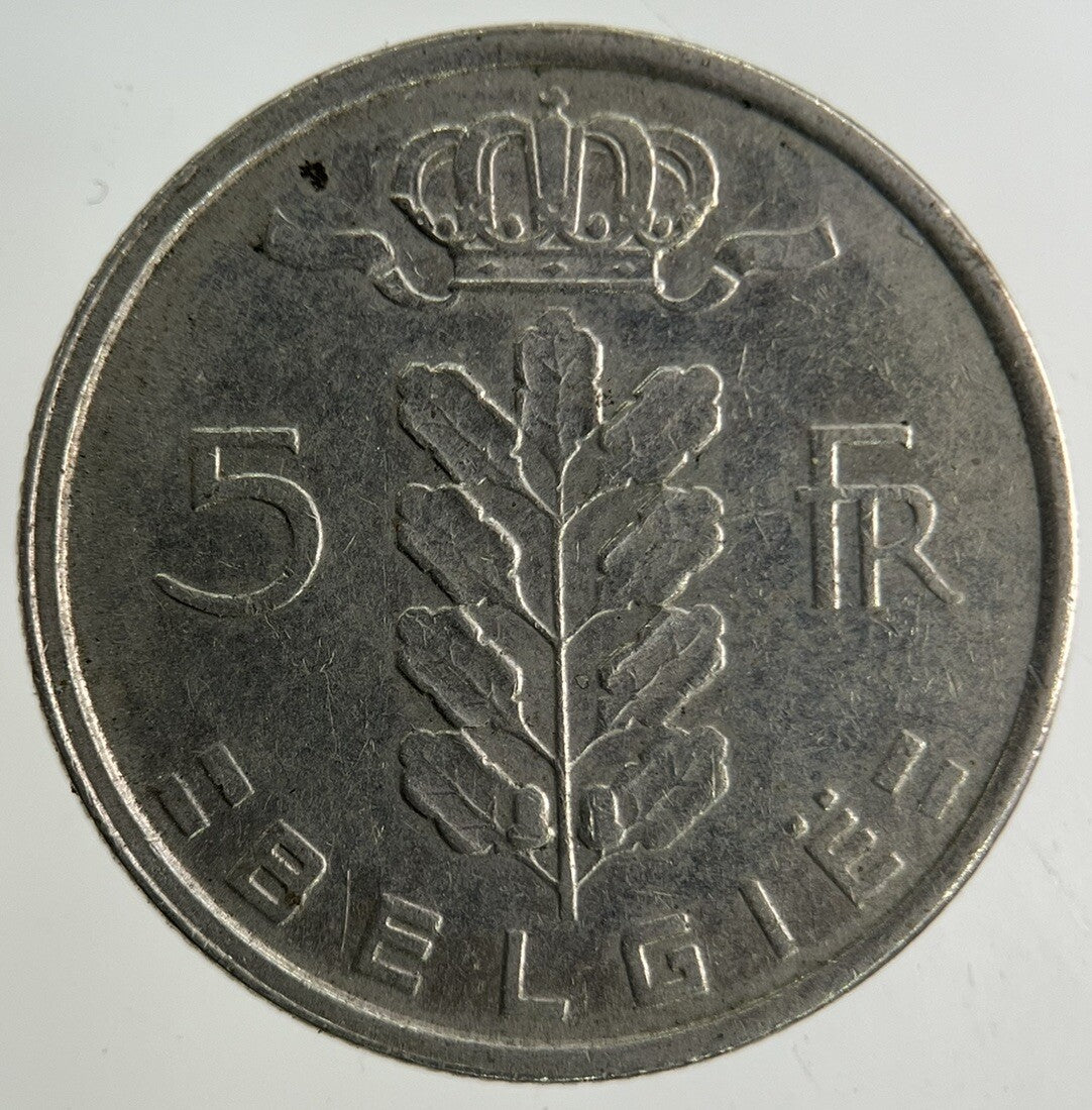 1973 Belgium 5 Franc Coin | Fine Collectable Grade