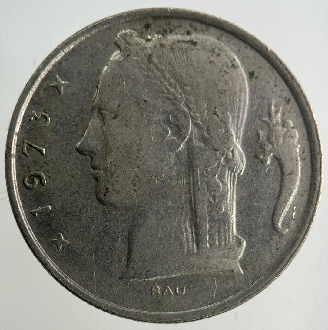 1973 Belgium 5 Franc Coin | Fine Collectable Grade