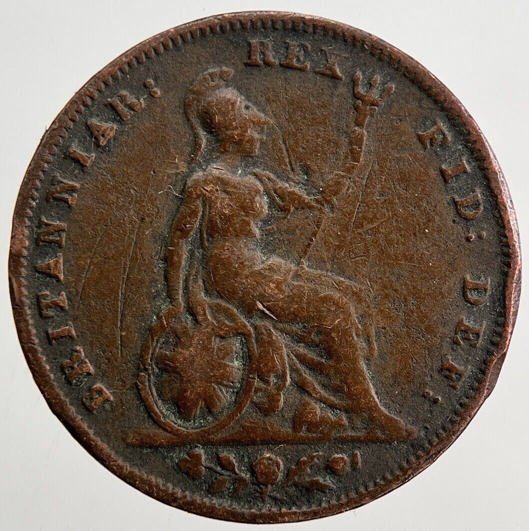 1831 William IV Farthing Coin | Fine Collectable Grade | a6013