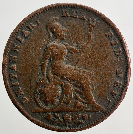 1831 William IV Farthing Coin | Fine Collectable Grade | a6013