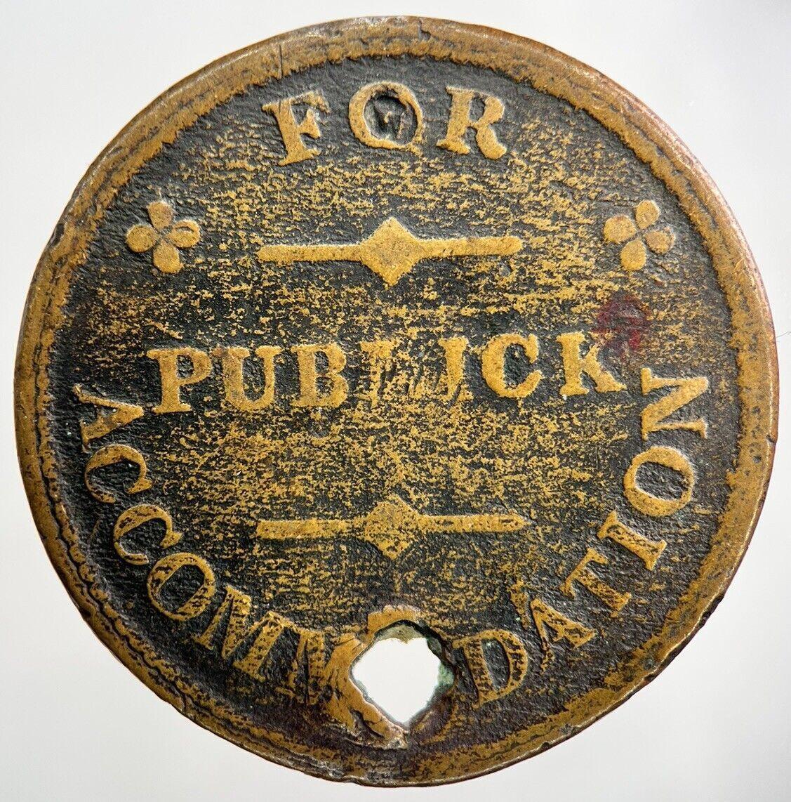 1830 Isle of Man God Save King Half-Penny Token Coin | Collectable Grade | a1162