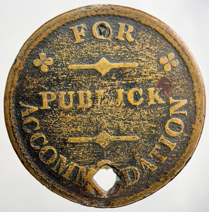 1830 Isle of Man God Save King Half-Penny Token Coin | Collectable Grade | a1162