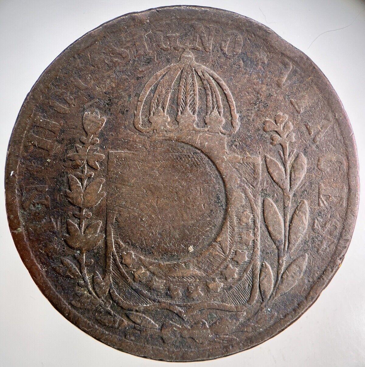 1831 Brazil 40 Reis Coin | Collectable Grade