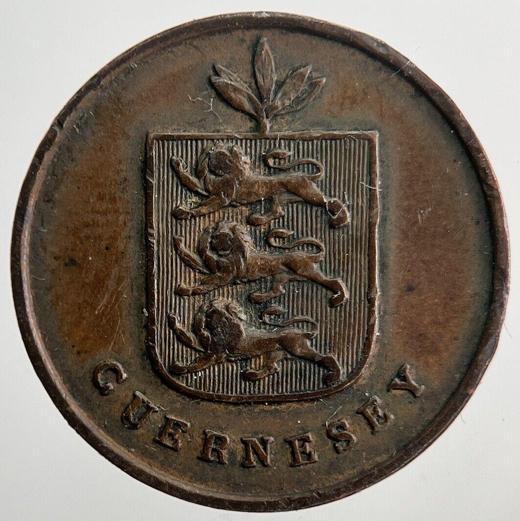 1830 Guernsey 1 One Double Coin | Fine Collectable Grade