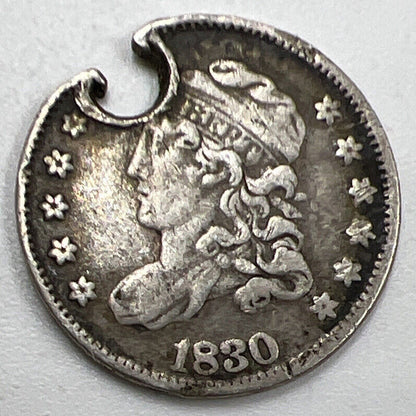 1830 Capped Bust US USA Half Dime | Silver Coin | Collectable Grade | a829