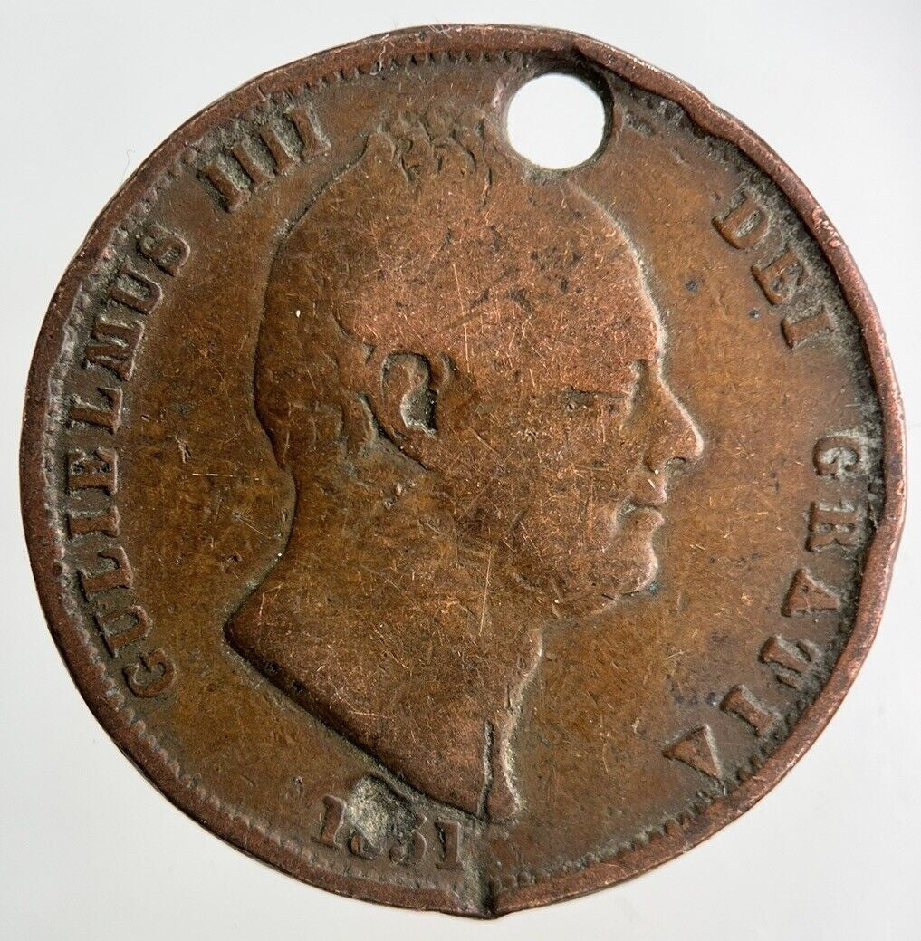 1831 William IV Half-Penny Coin | Collectable Grade