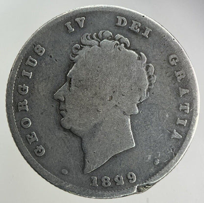 1829 George IV Shilling Silver Coin | Collectable Grade