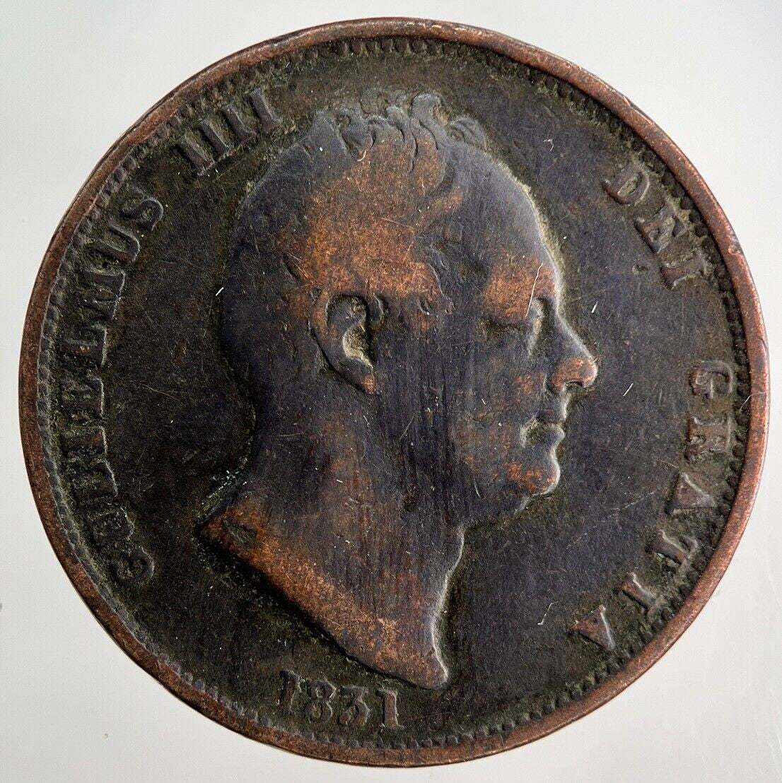 1831 William IV Half-Penny Coin | Collectable Grade