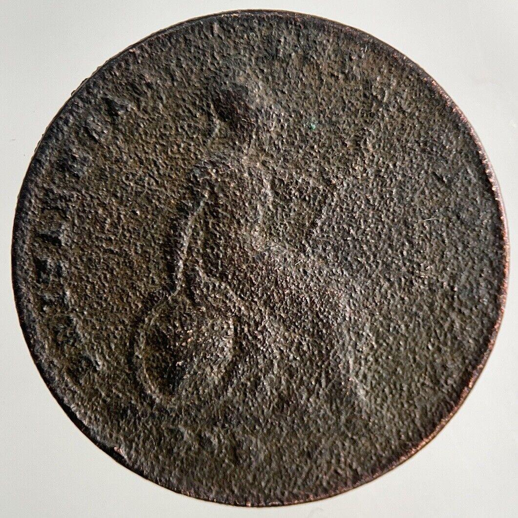 1829 George IV Farthing Coin | Worn Grade