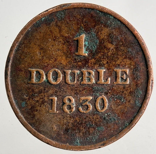 1830 Guernsey 1 Double Coin | Collectable Grade