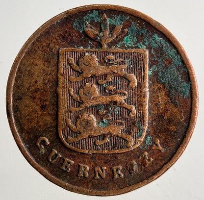 1830 Guernsey 1 Double Coin | Collectable Grade