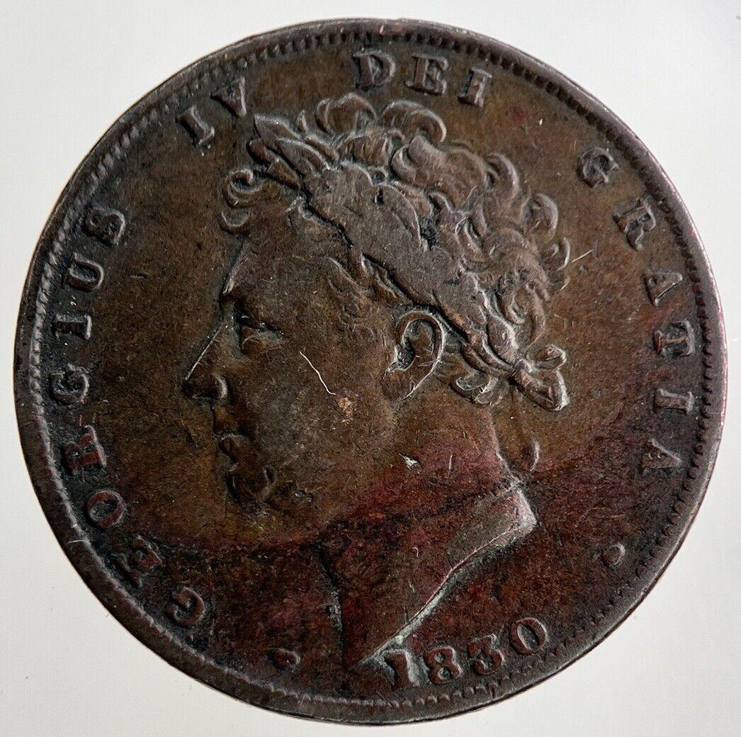 1830 George IV Farthing Coin | Fine Collectable Grade