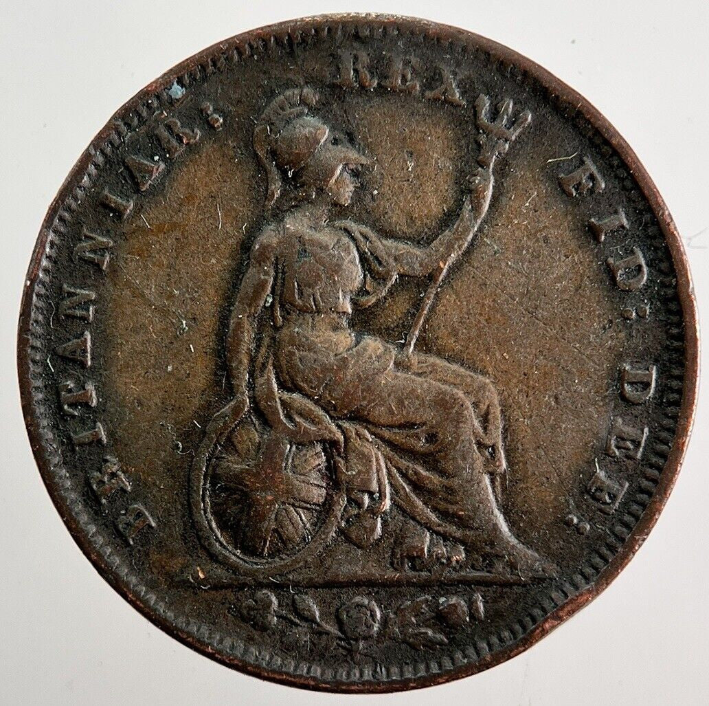 1831 William IIII Farthing Coin | Fine Collectable Grade