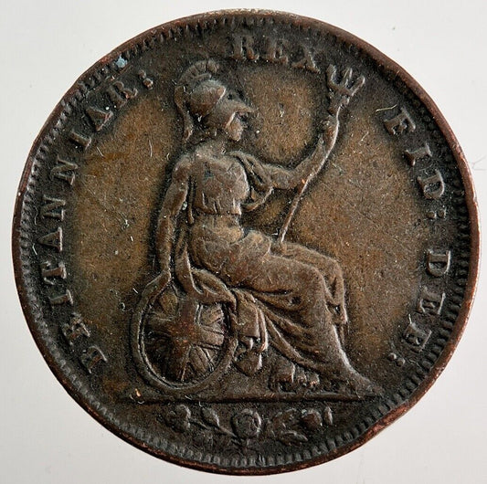 1831 William IIII Farthing Coin | Fine Collectable Grade