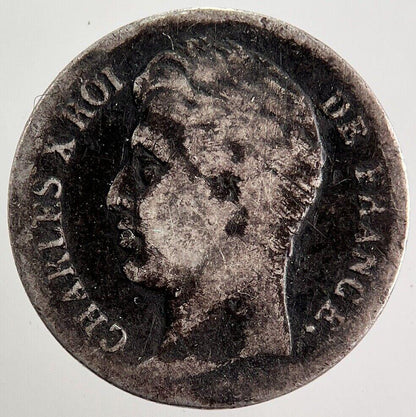 1830 France Charles X 1/2 Half Franc Silver Coin | Collectable Grade
