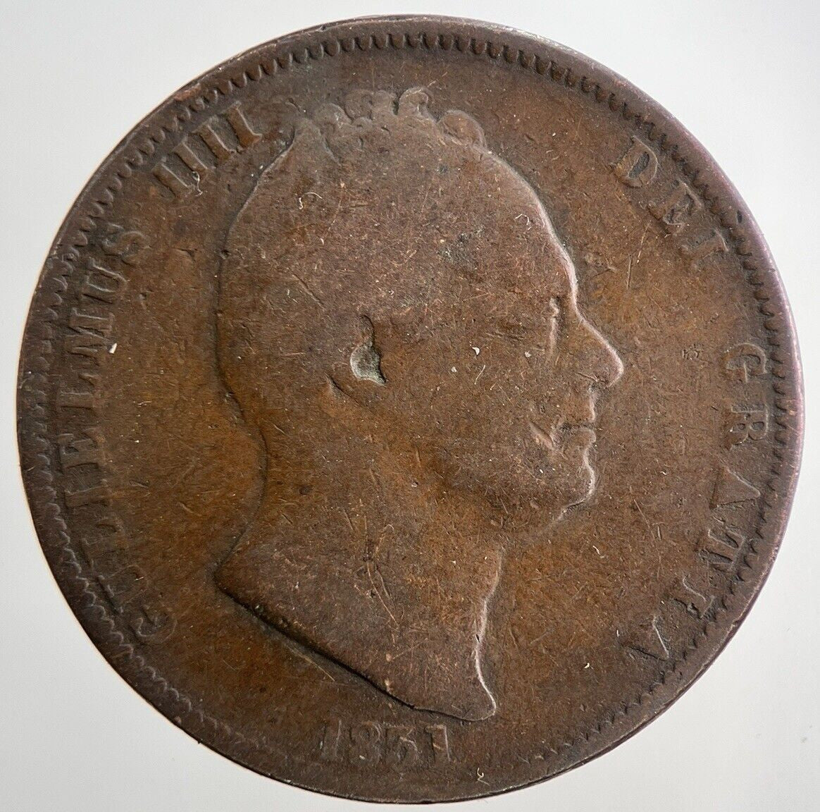 1831 William IV Half-Penny Coin | Collectable Grade | a5550