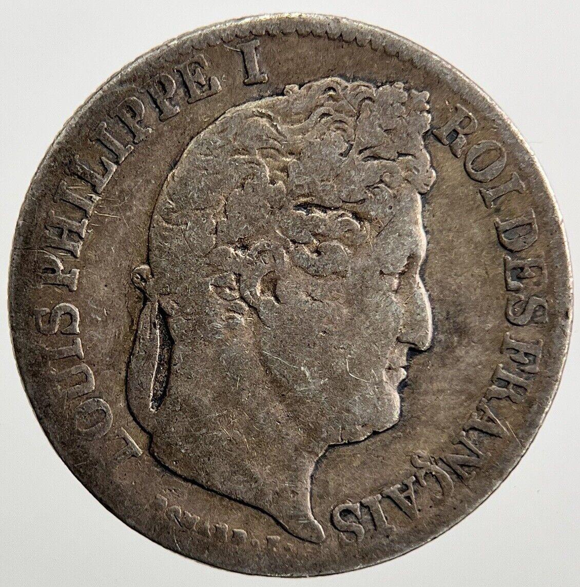 1832 France Half 1/2 Fran Silver Coin | Collectable Grade