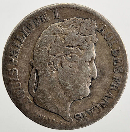 1832 France Half 1/2 Fran Silver Coin | Collectable Grade