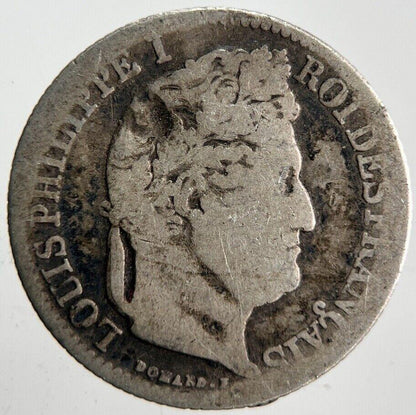 1832 France Half 1/2 Franc Silver Coin | Collectable Grade | a4600