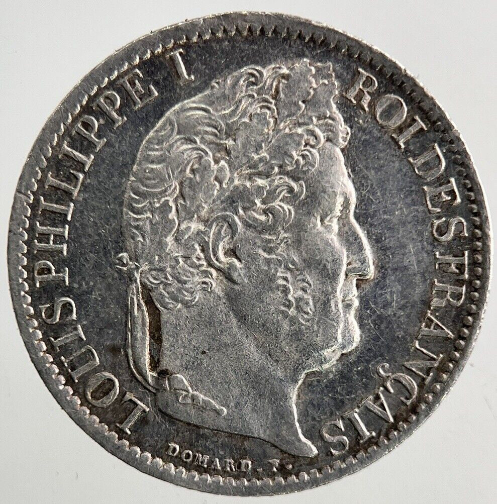 1832 France 1/2 Half Franc Silver Coin | Very High Grade