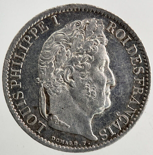 1832 France 1/2 Half Franc Silver Coin | Very High Grade
