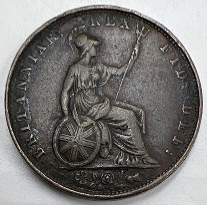 1831 William IV Half-Penny Coin | Very High Grade