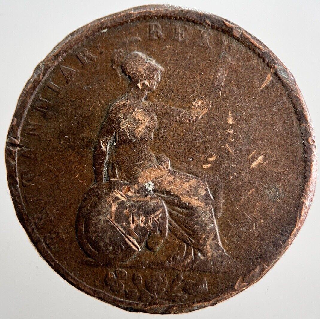 1831 William IV Half-Penny Coin | Collectable Grade | a2516