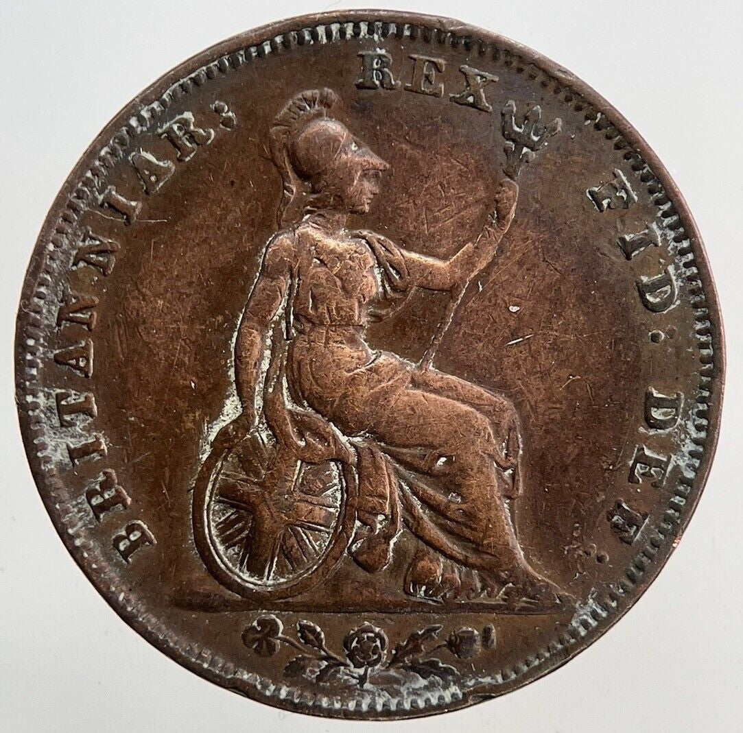 1834 William IV Farthing | Fine Collectable Grade