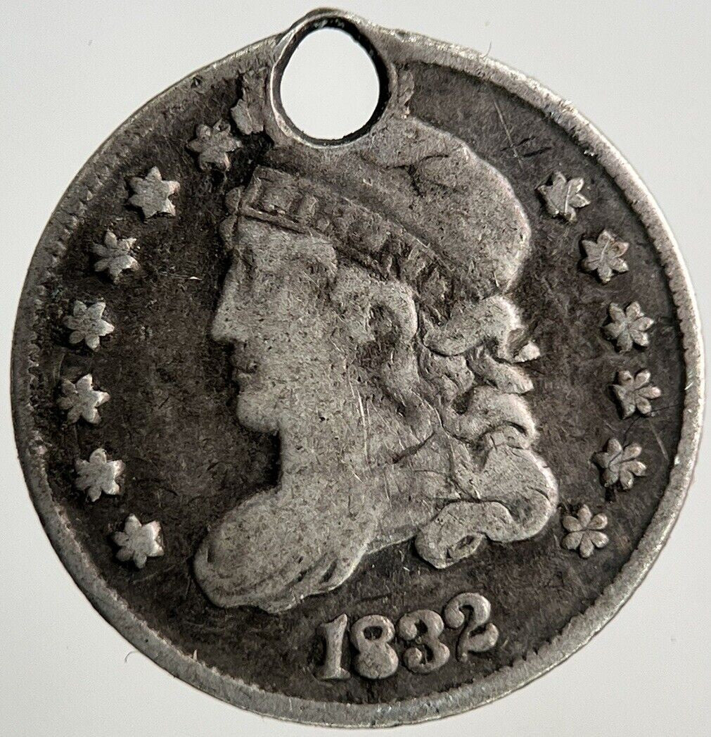 1832 US USA Capped Bust Half Dime Silver Coin | Collectable Grade