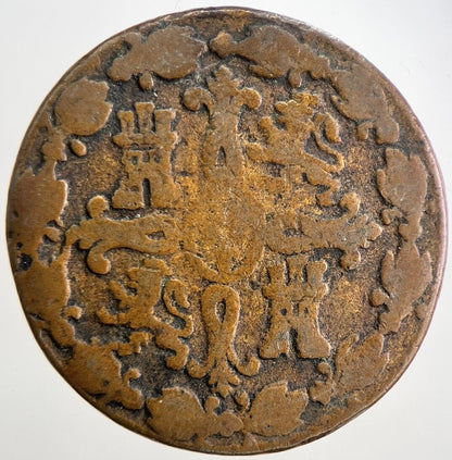 1833 Spain 8 Maravedis Coin | Collectable Grade | a5546