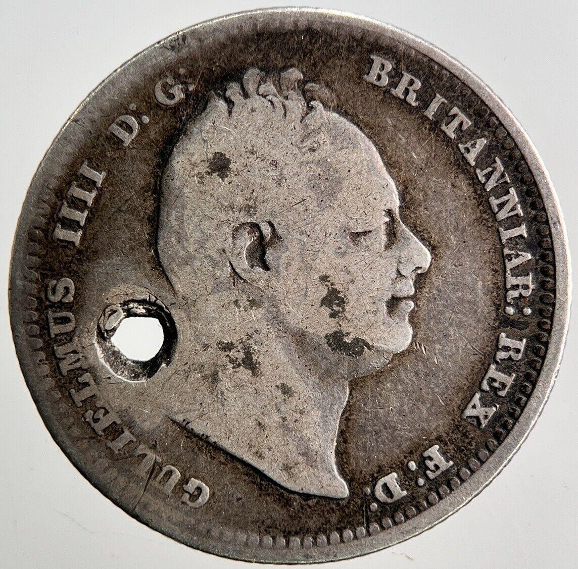 1834 William IV One Shilling Silver Coin | Collectable Grade | a3418