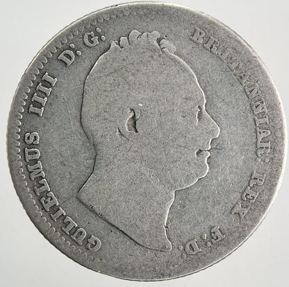 1834 William IV Shilling Silver Coin | Collectable Grade | a9958