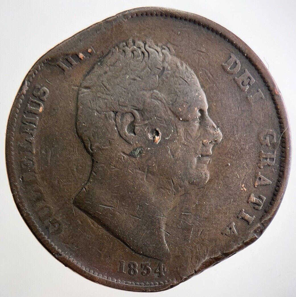 1834 William IV Penny Coin | Collectable Grade | a288