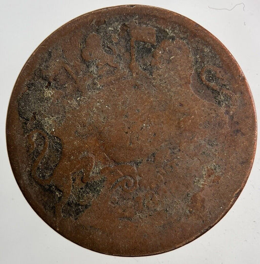 1835 East India Company 1/4 Quarter Anna Coin | Fair Grade