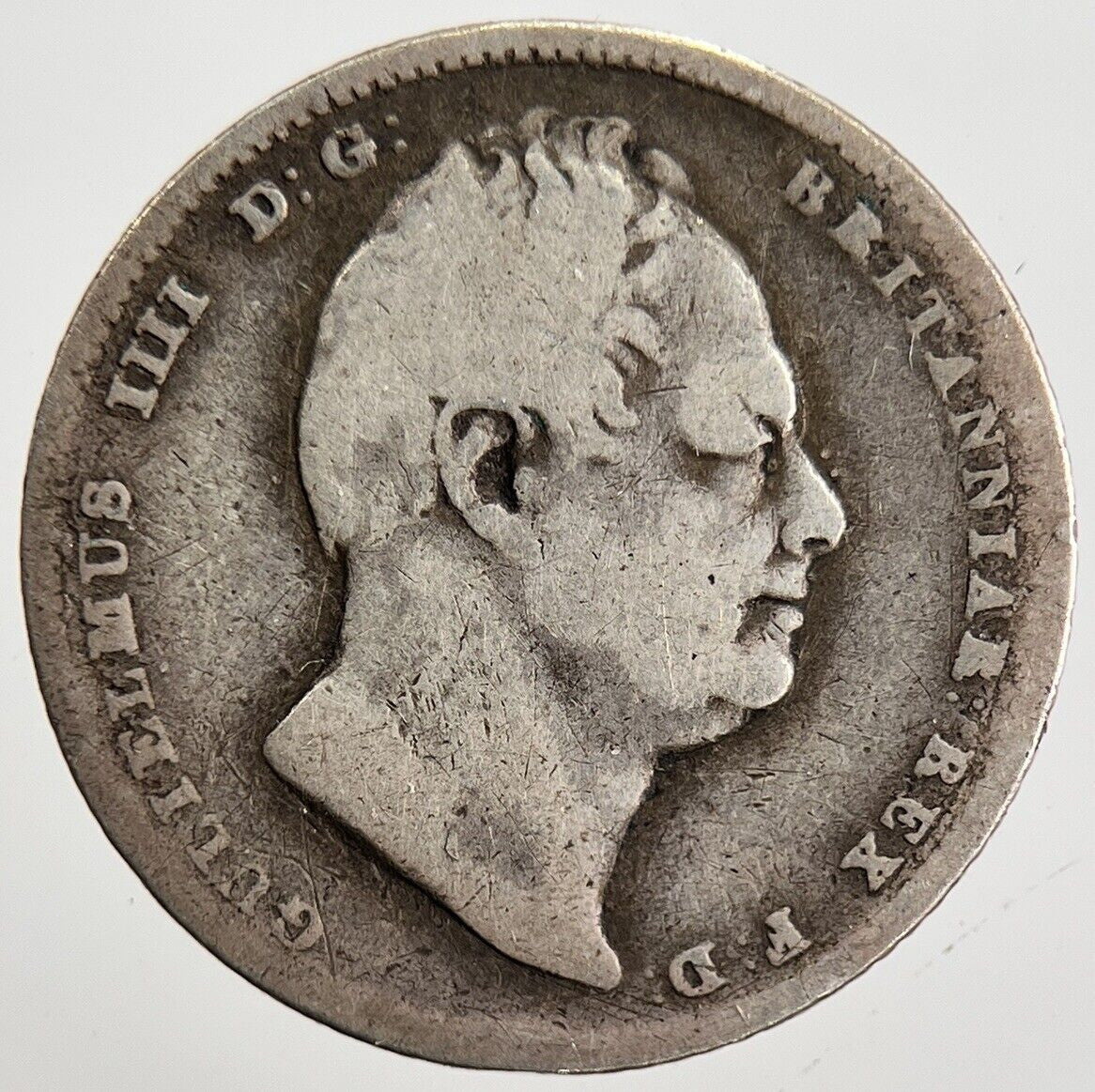1834 William IV Six-Pence Silver Coin | Collectable Grade | a2474