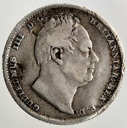 1834 William IV Sixpence Silver Coin | Fine Collectable Grade