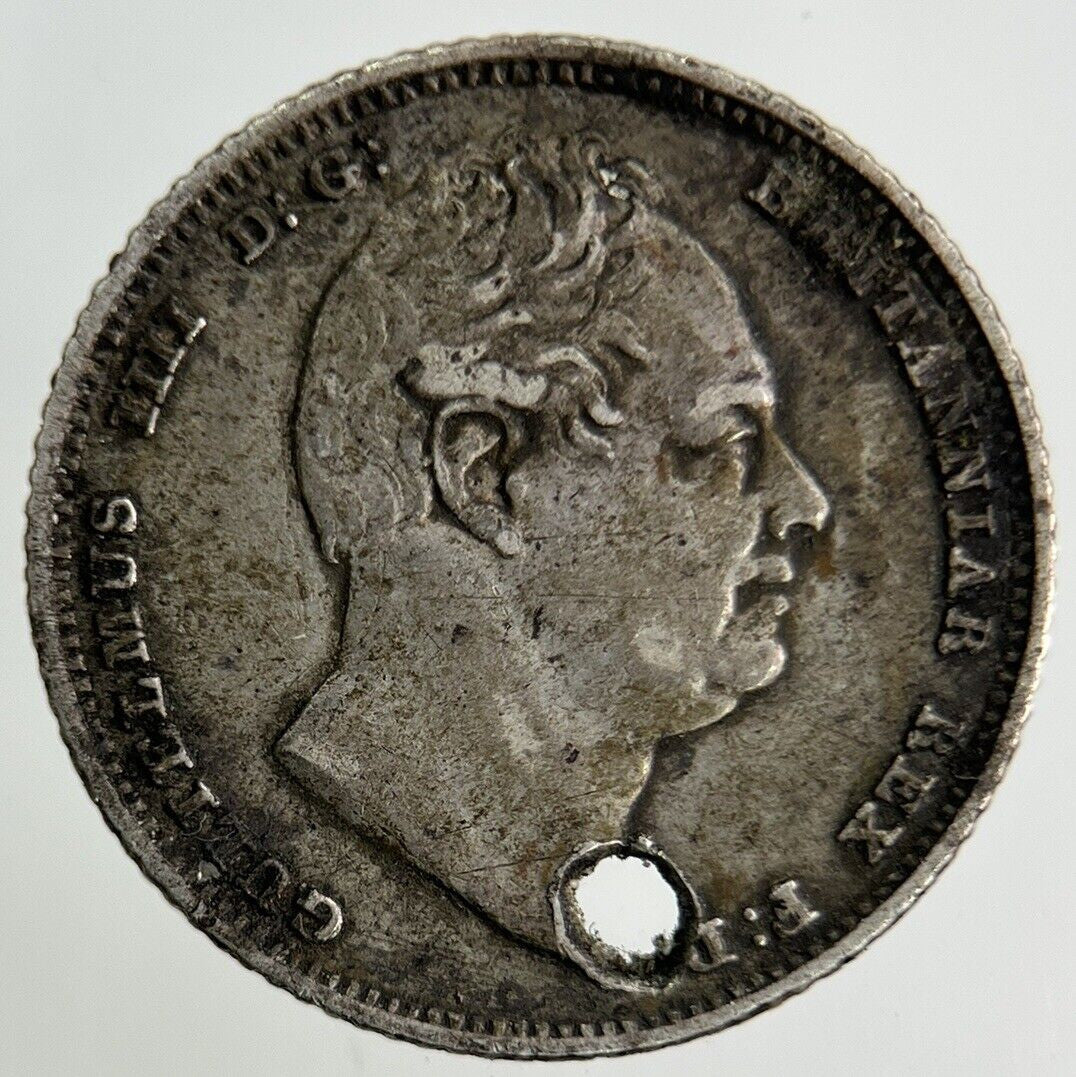 1834 William IV Sixpence Silver Coin | Very High Grade