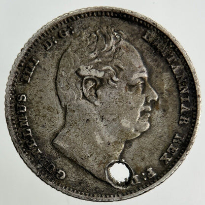 1834 William IV Sixpence Silver Coin | Very High Grade
