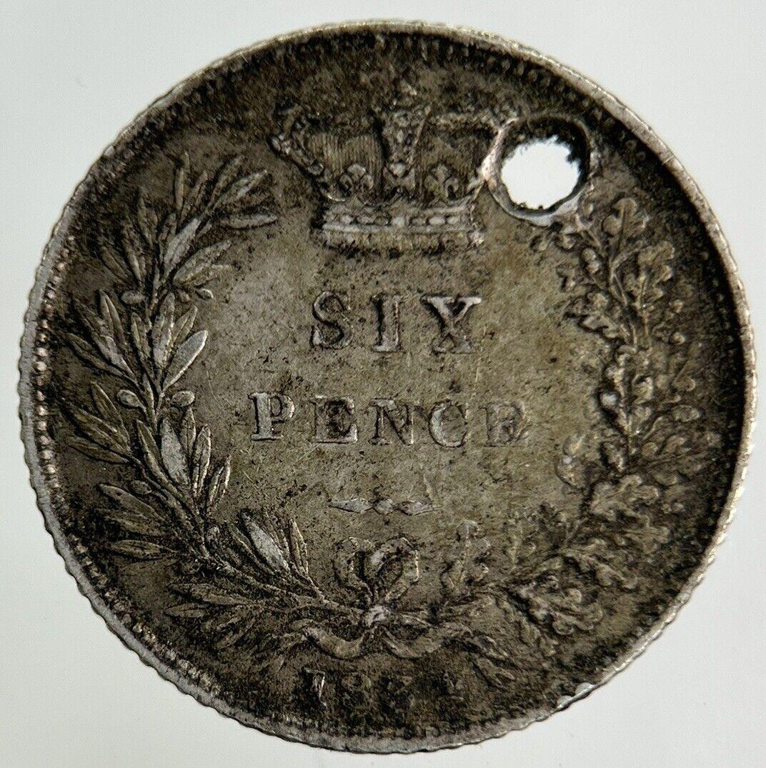 1834 William IV Sixpence Silver Coin | Very High Grade