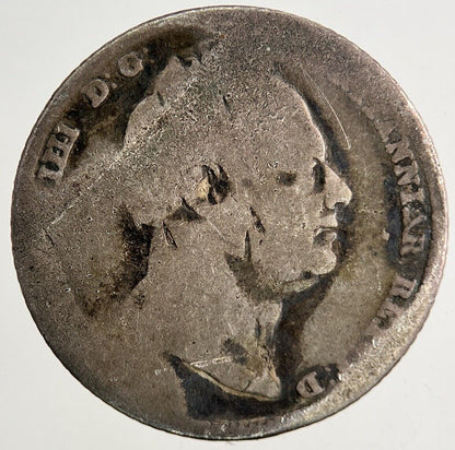 1834 William IV Sixpence Silver Coin | Fair Grade