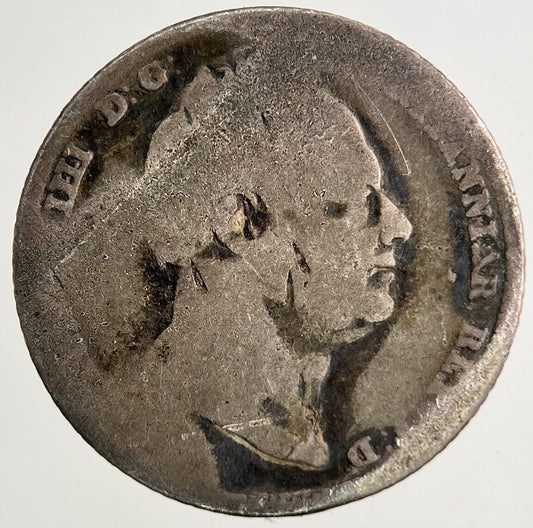 1834 William IV Sixpence Silver Coin | Fair Grade