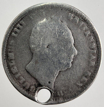 1834 William IV Threepence Silver Coin | Collectable Grade