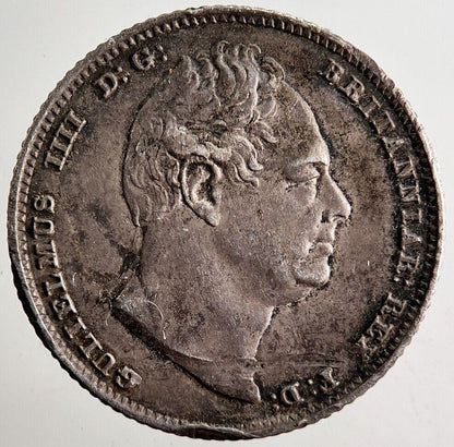 1834 William IV Sixpence Silver Coin | Very High Grade
