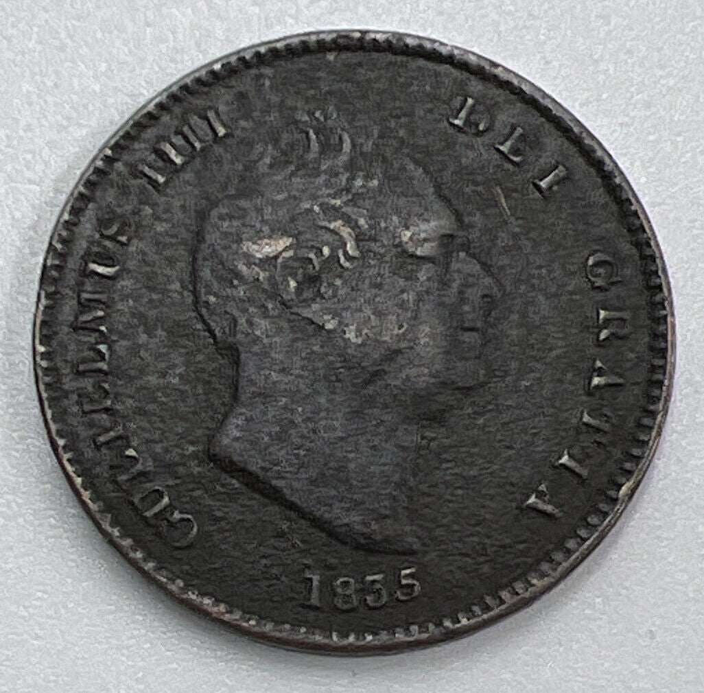 1835 William IV One Third 1/3 Farthing | British Coin | Collectable Grade a1291