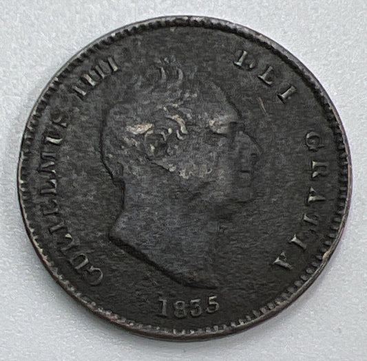 1835 William IV One Third 1/3 Farthing | British Coin | Collectable Grade a1291
